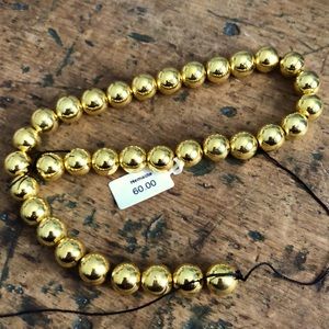 NWT Jewelry Making GOLD Hematite Beads
